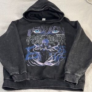 Gojo Hoodie Faded Dark Gray